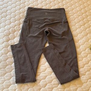 Athleta Brown Herringbone Leggings